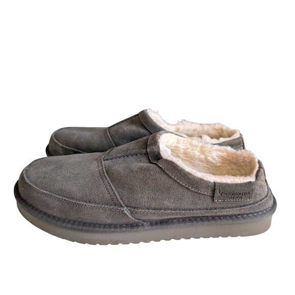 Koolaburra by UGG Men's Suede Slippers - Graisen Size 10 Gray - Picture 9 of 9